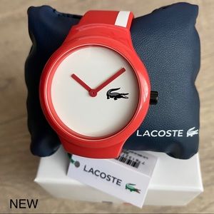 NWT Lacoste Red Watch